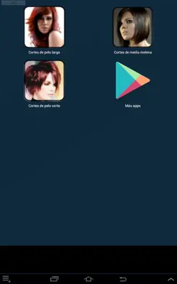 Cortes de pelo 2015 android App screenshot 0